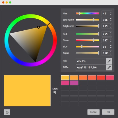 Color Palette Manager 1.0 : Main window