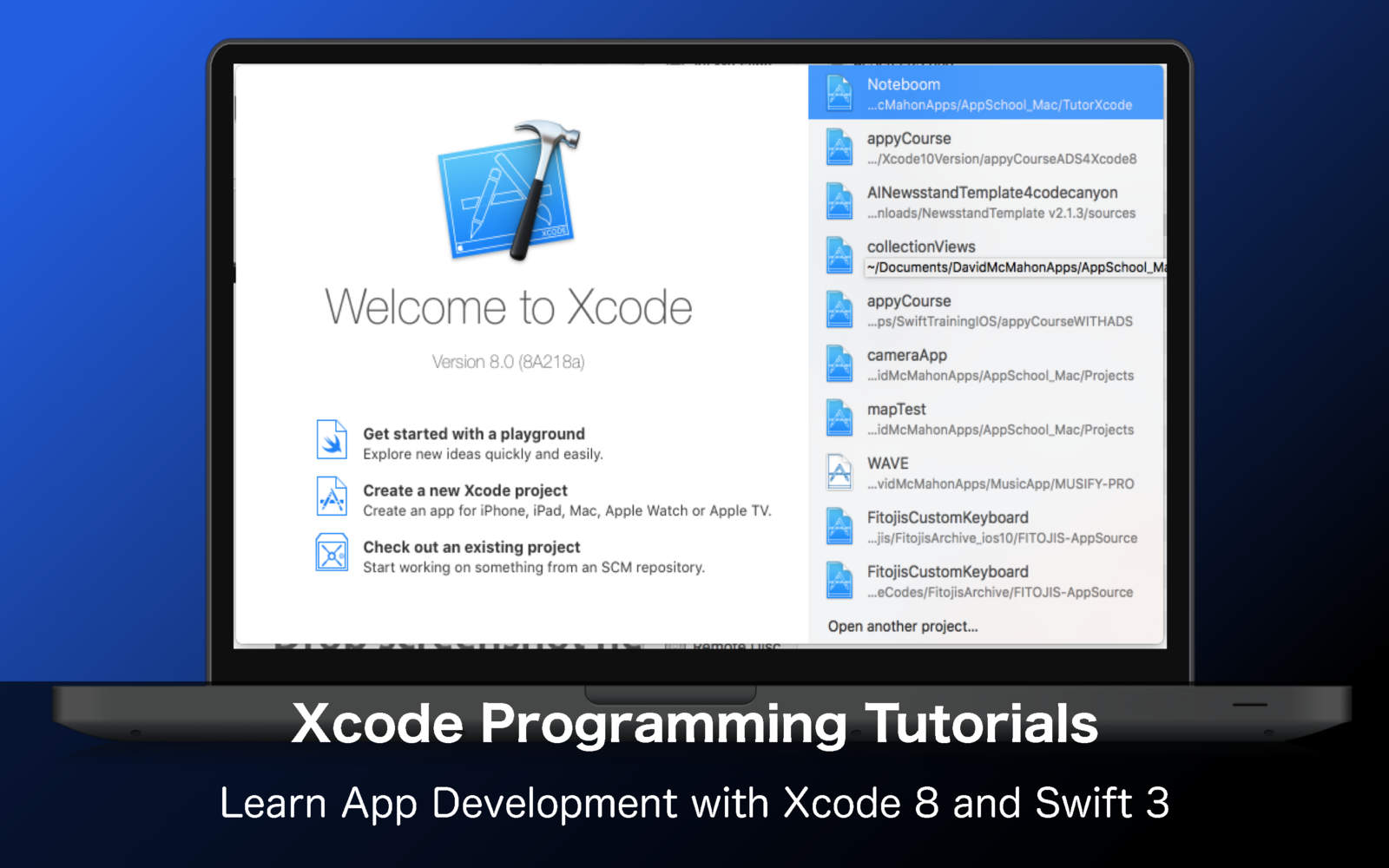 App School for Xcode and iOS 10 Development Free 1.0 : Main Window