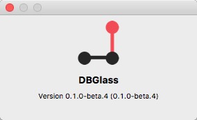 DBGlass 0.1 beta : About Window