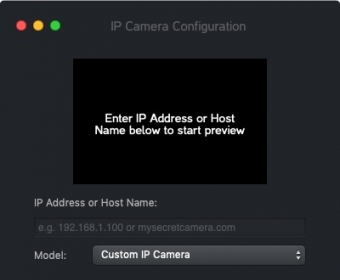 Add Custom IP Camera