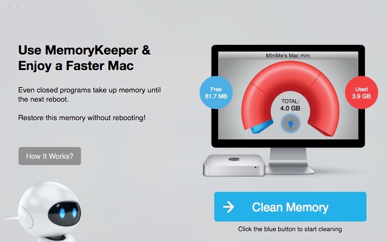 MemoryKeeper 1.3 : Main Window
