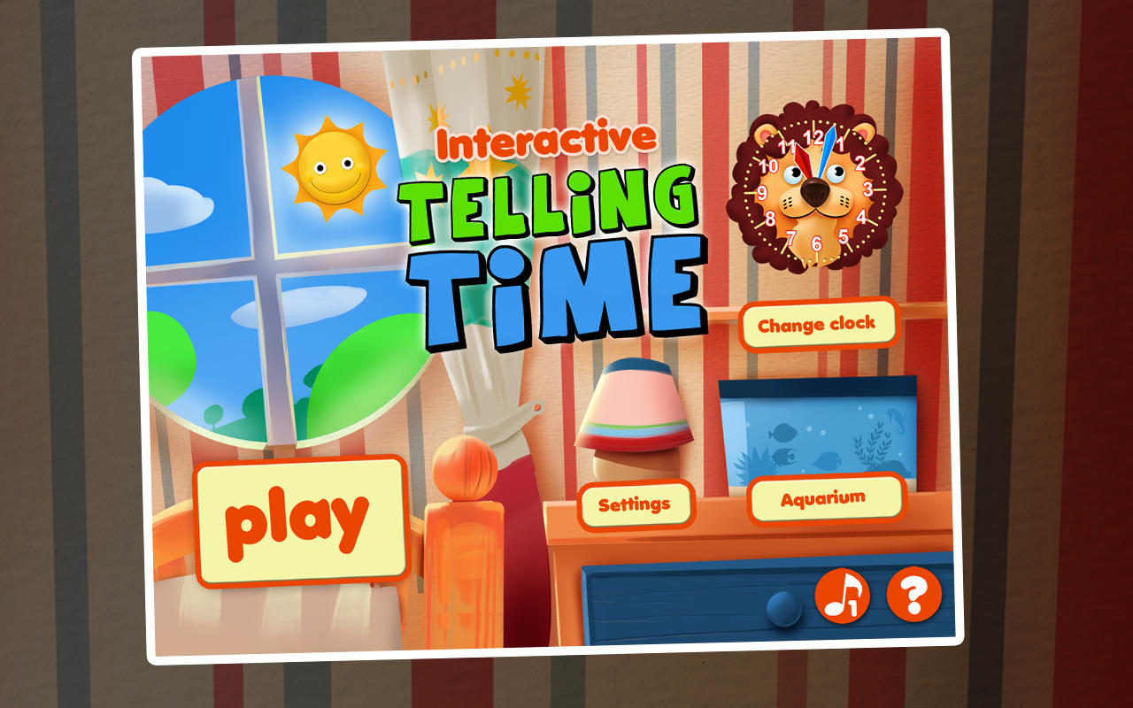 Interactive Telling Time 2.3 : Main Window