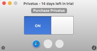 Privatus 5.0 : Main Window