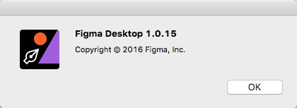 Figma 1.0 : About Window