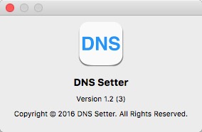 DNS Setter 1.2 : About Window