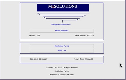 MxSolutions 4.2 : Main window