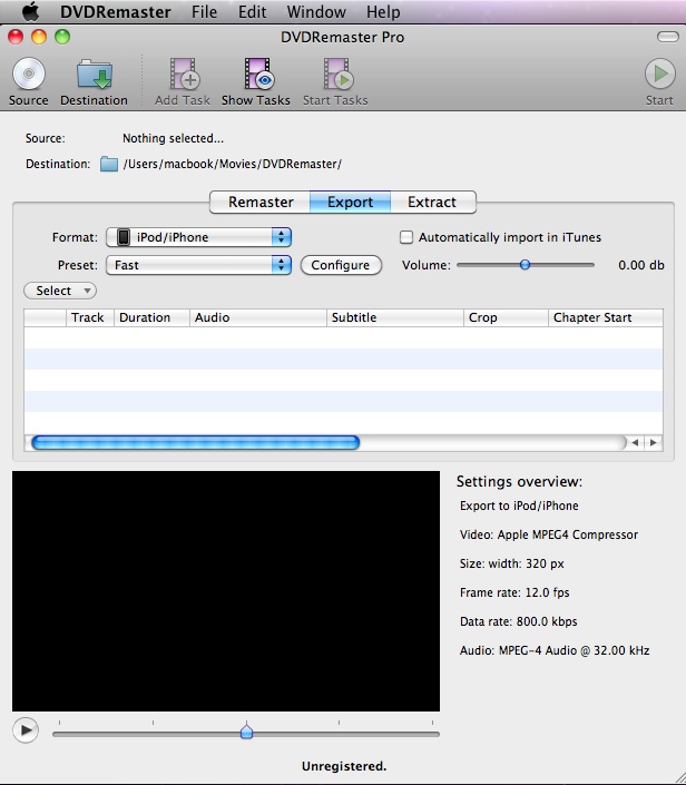 DVDRemaster Pro 7.1 : Main window