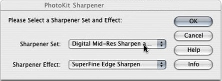 PhotoKit Sharpener.plugin 2.0 : Main window