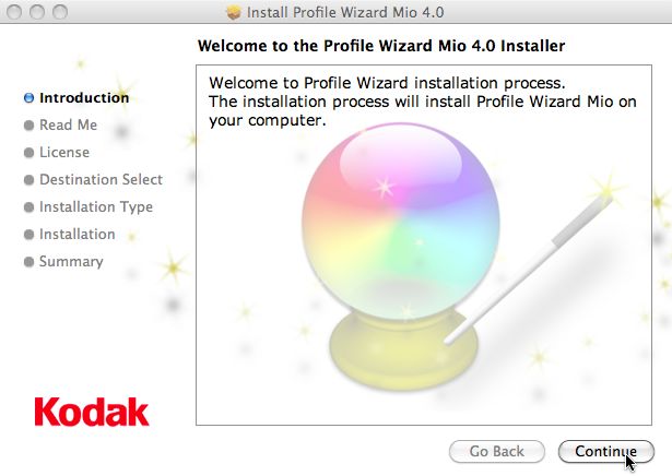 Profile Wizard Mio 4.0 : Main window