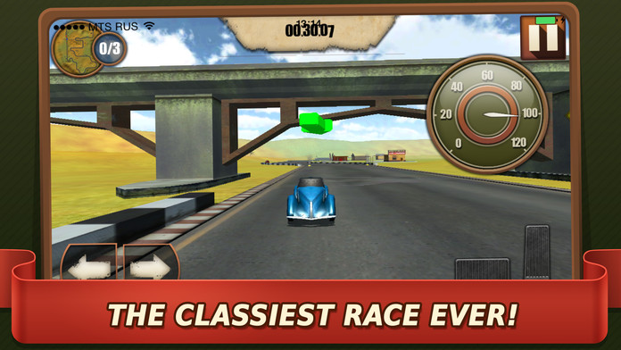 Retro Car Racing 3D 2.0 : Main Window