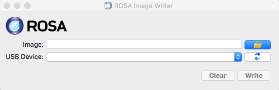 RosaImageWriter 2.6 : Main window