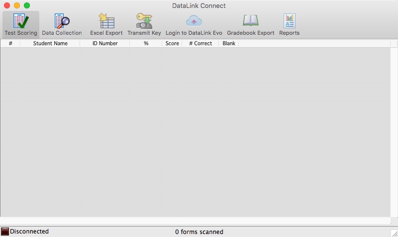 DataLink Connect 4.4 : Main window