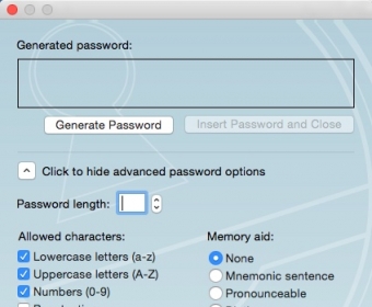 Password Generator Window