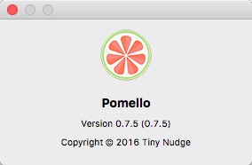 Pomello 0.7 : About Window