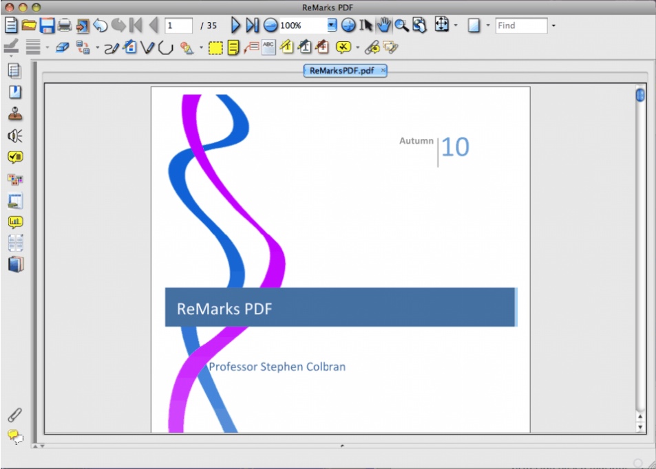 ReMarks PDF 2.0 : Main window