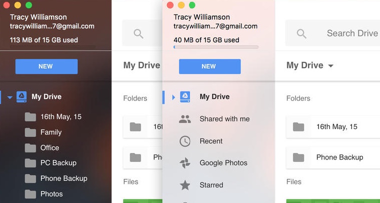 ProDrive for GoogleDrive 2.0 : Main window