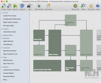 express invoice invoicing software key