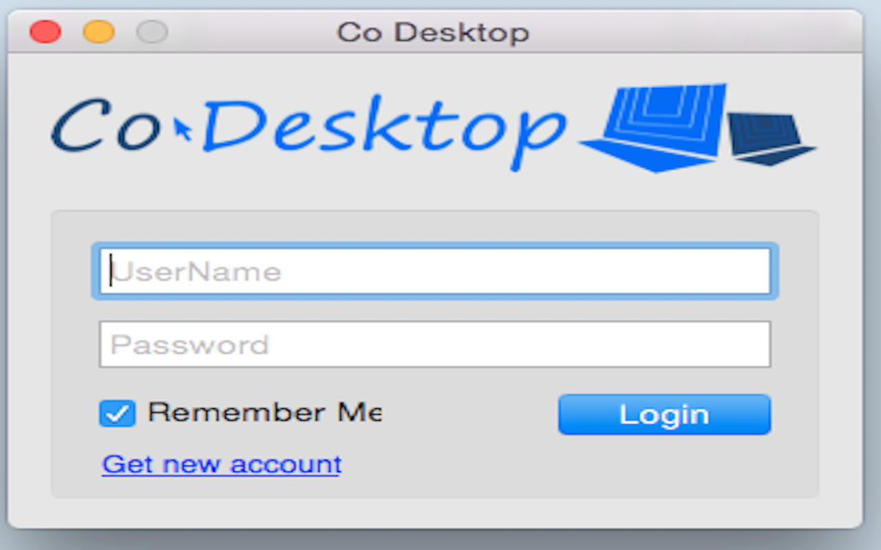 CoDesktop 1.0 : Main Window