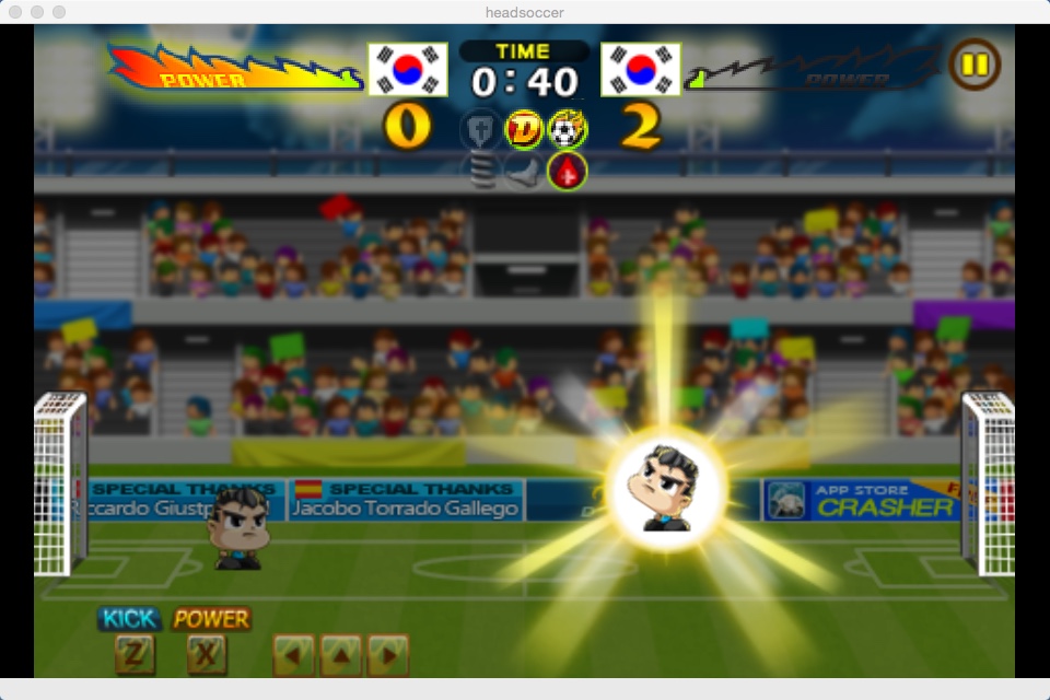 Head Soccer 5.3 : Gameplay Window