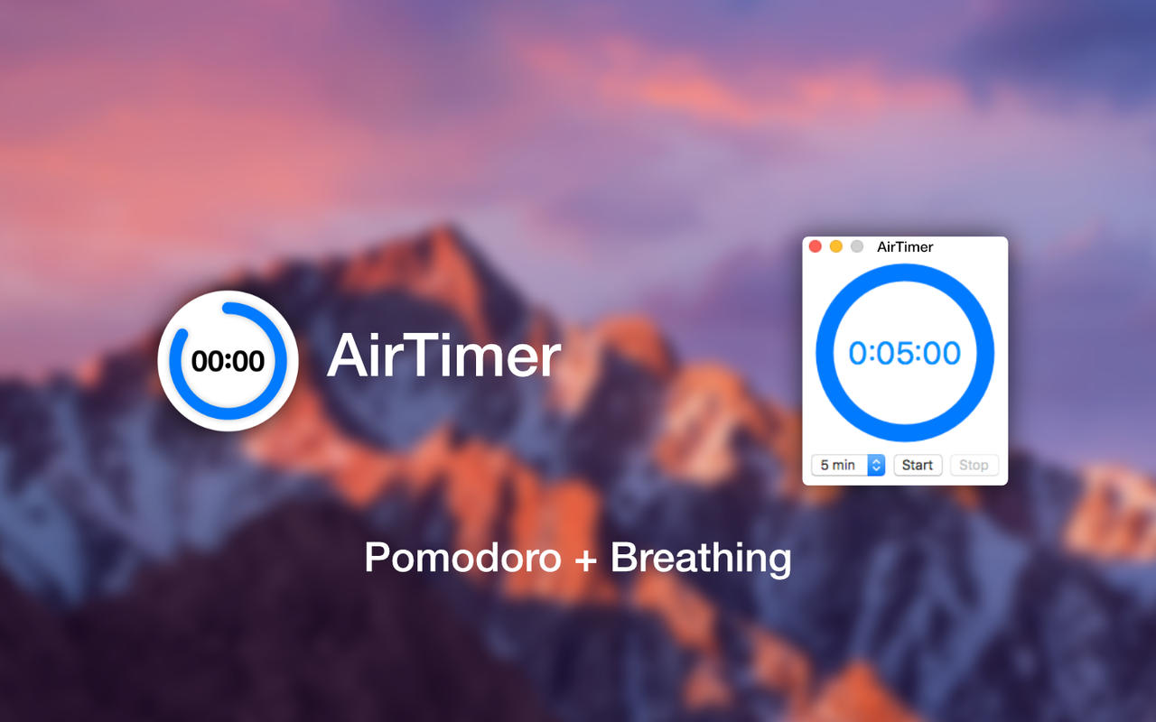 AirTimer 2.0 : Main Window