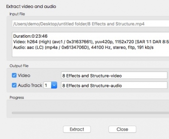 Extract Video/Audio Window