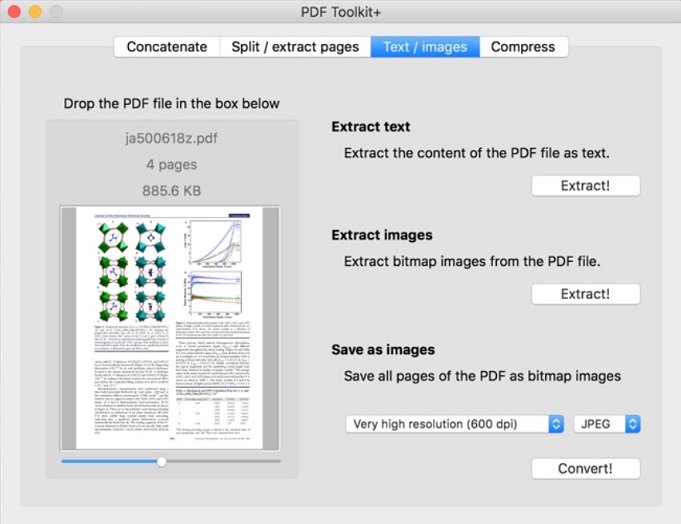 PDF Toolkit + 2.4 : Text-Images Tab
