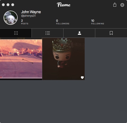 Flume 2.4 : Profile Window