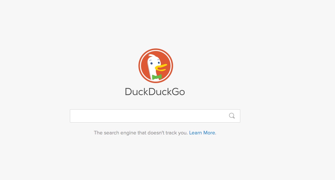 DuckDuckGo Home Page 0.0 : Main window
