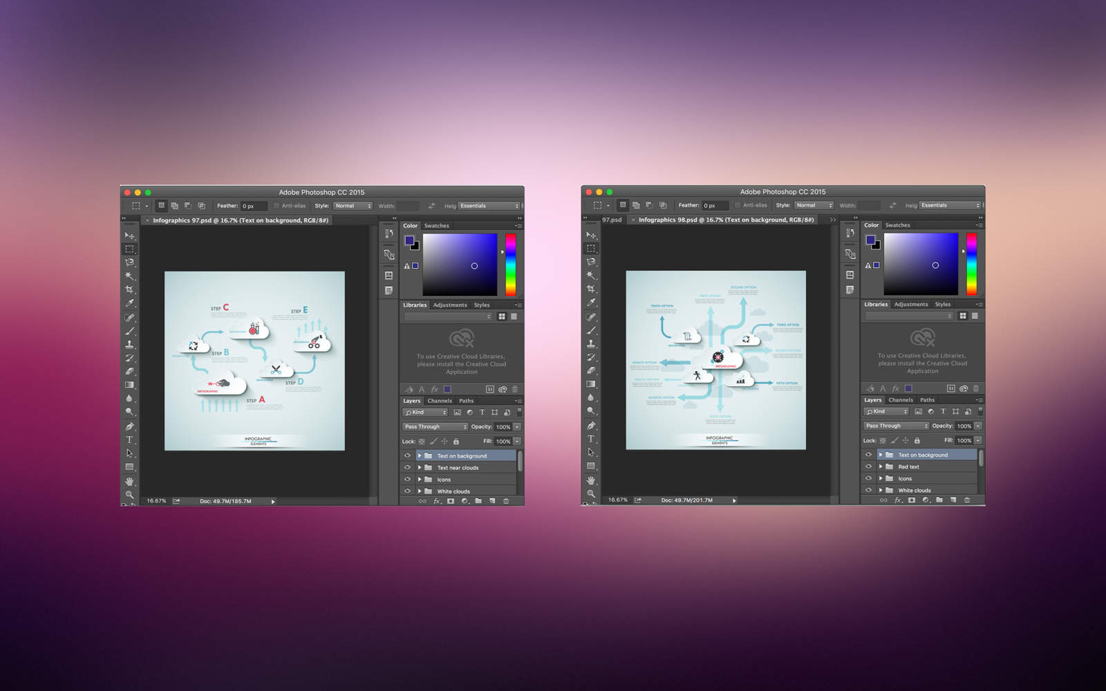 Infographics Design for Photoshop 1.0 : Main Window