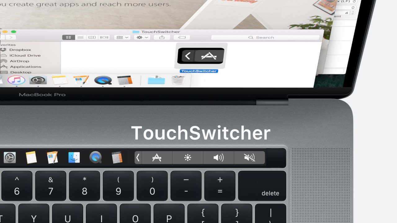 TouchSwitcher 1.2 : Main Window