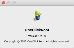 OneClickRoot 1.2 : About Window