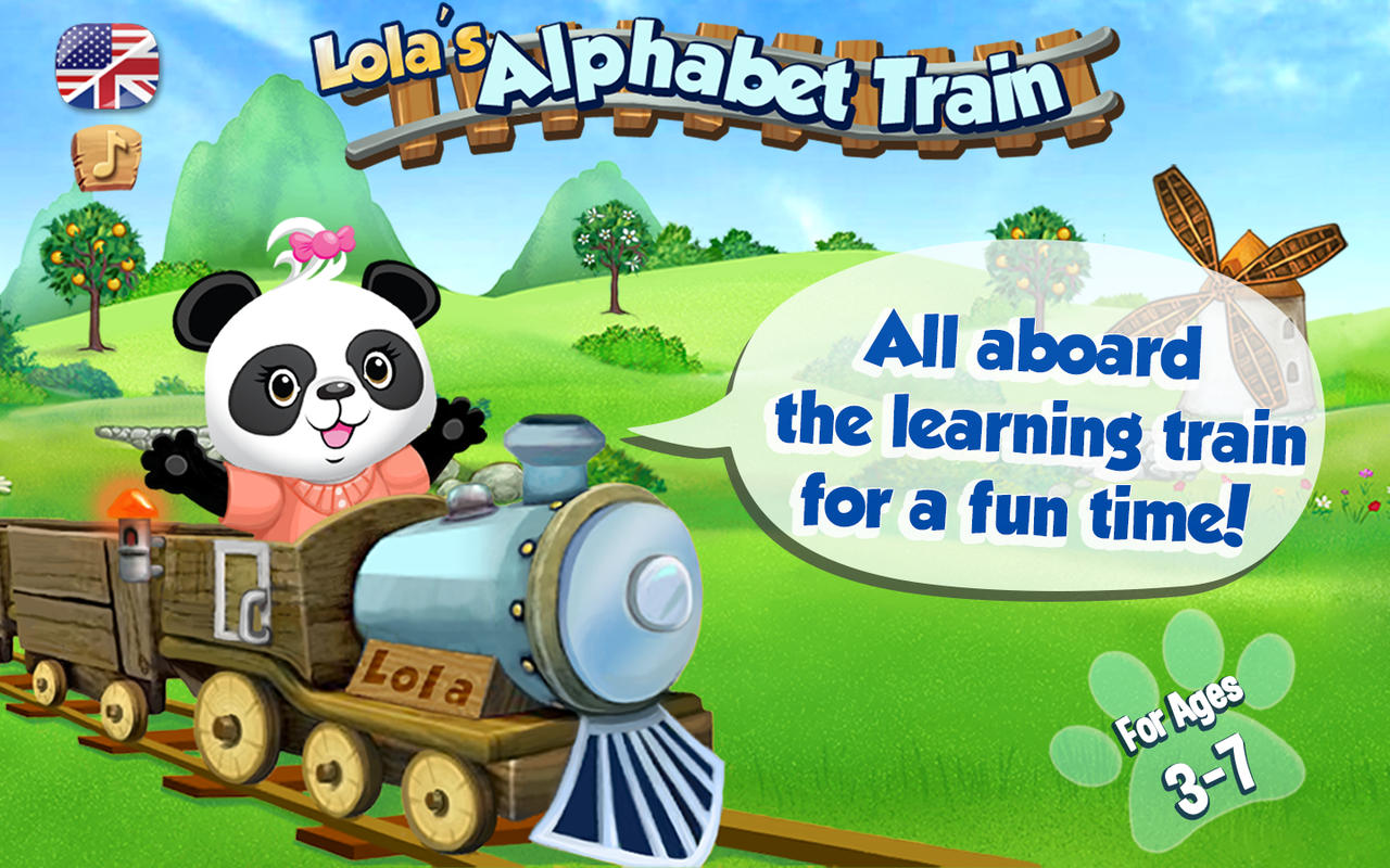 Lola's Alphabet Train FREE 4.0 : Main Window