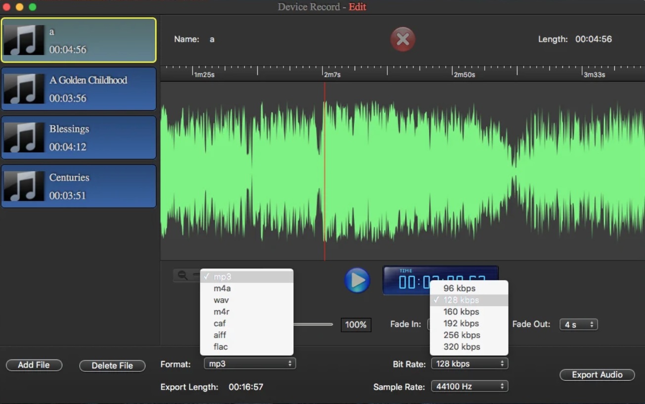 Audio Recorder & Music Editor Pro 3.3 : Editor