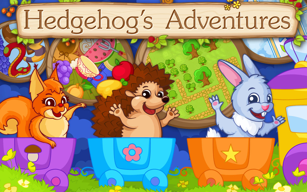 Hedgehog's Adventures - games for kids 1.5 : Main Window