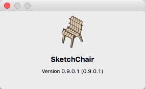 SketchChair 0.9 : About Window