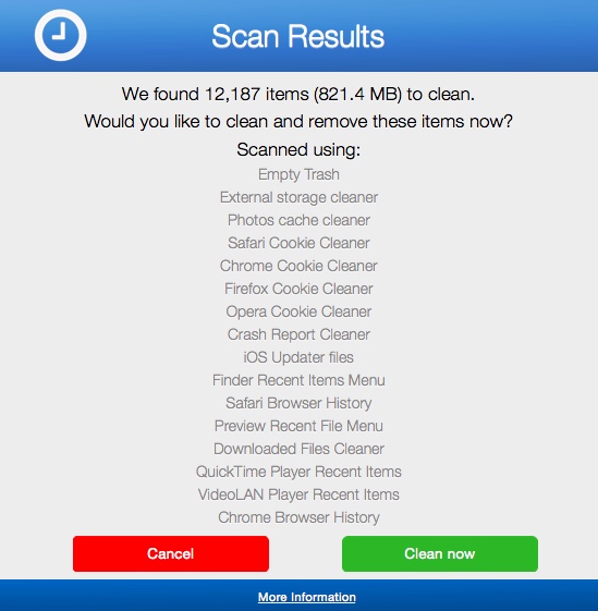iBoostUp 5.6 : Checking Quick Scan Results 