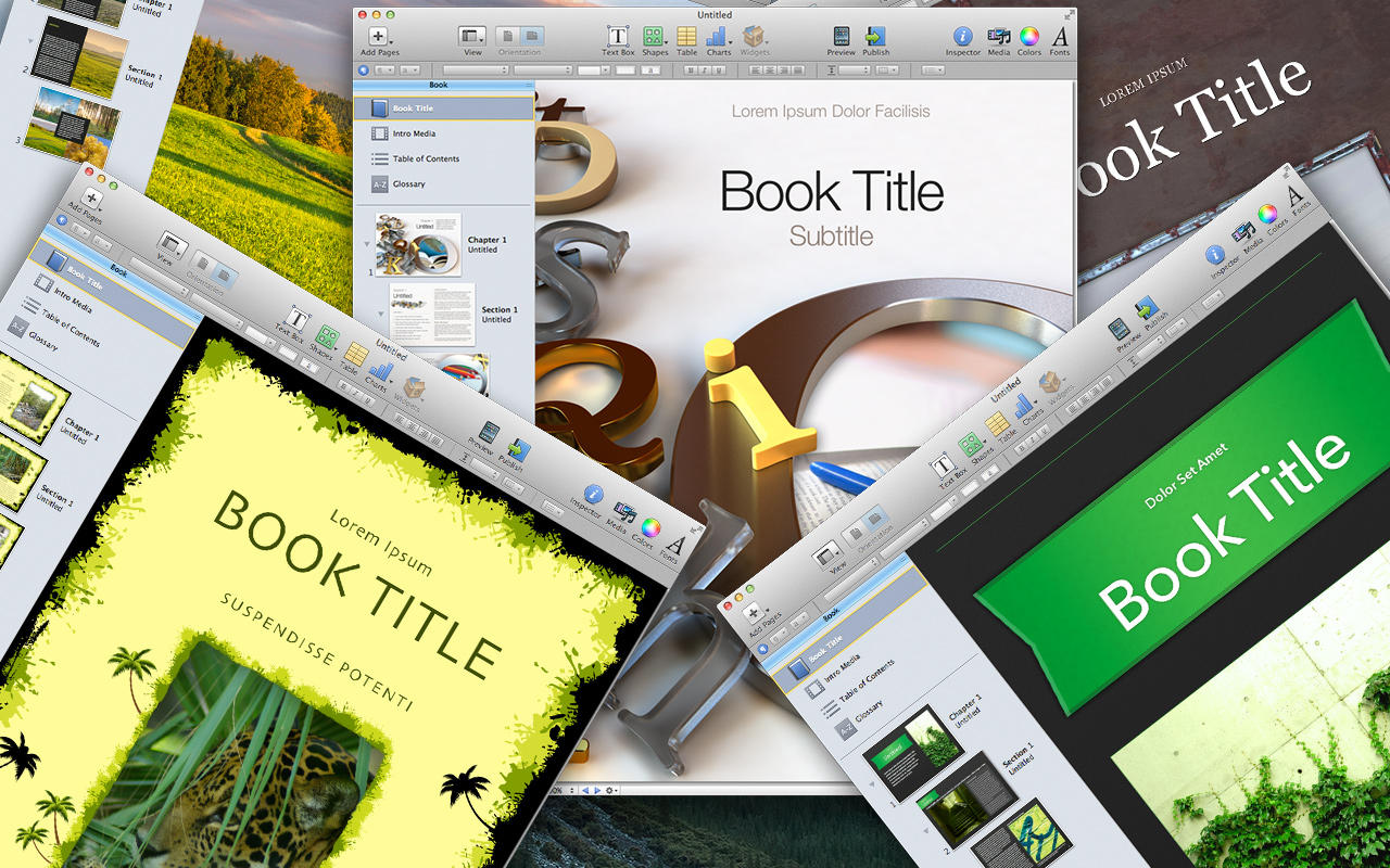 Design for iBooks Author 1.0 : Main Window
