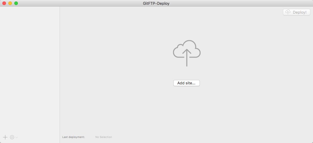 GitFTP-Deploy 2.0 : Main Window