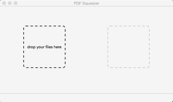 PDF Squeezer 3.7 : Main Window