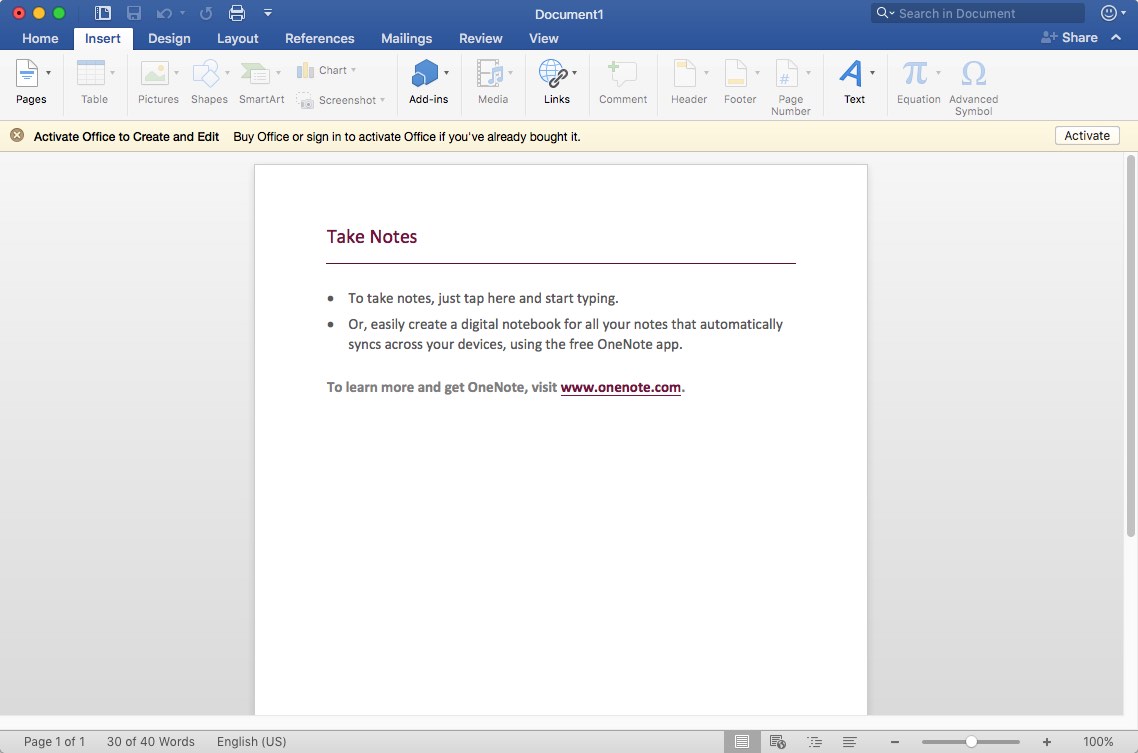 Microsoft Office 2016 : Edit Word File