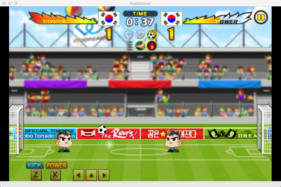 Head Soccer 5.4 : Gameplay Window