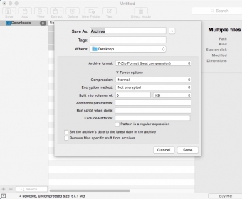 Configuring Data Compression Settings