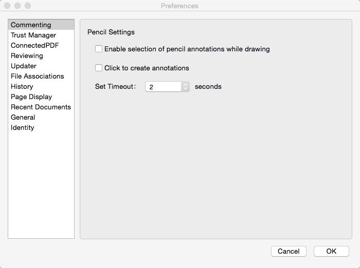 Foxit Reader 2.3 : Preferences Window