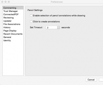 Preferences Window