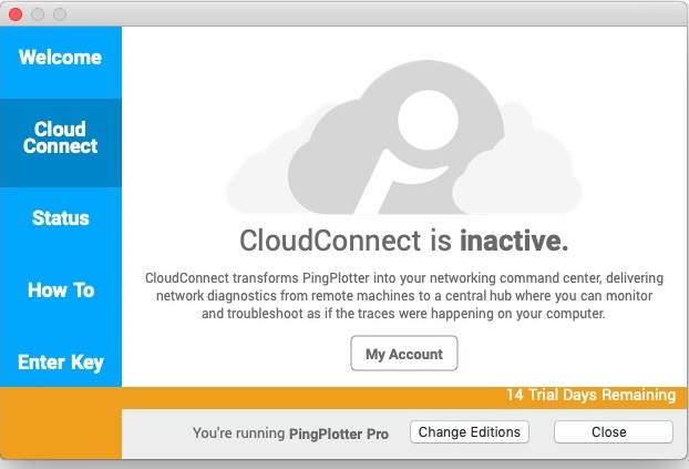 PingPlotter 5.1 : Cloud Connect