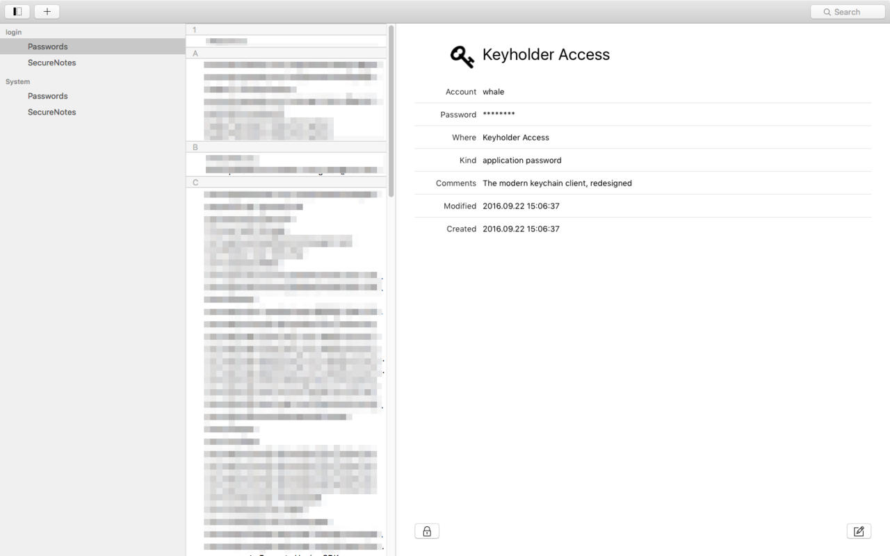 Keyholder Access 0.9 : Main Window