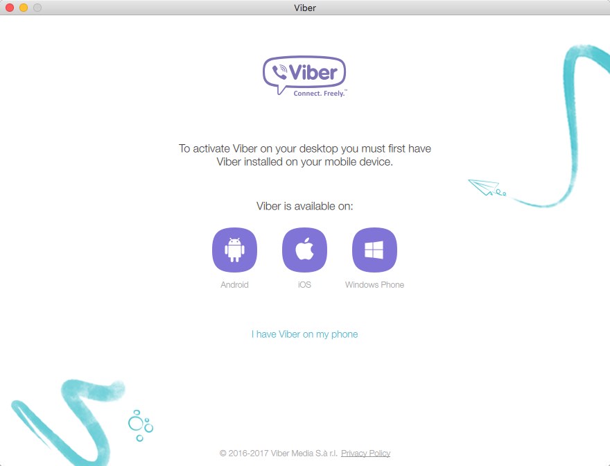 Viber 6.6 : Settings Window