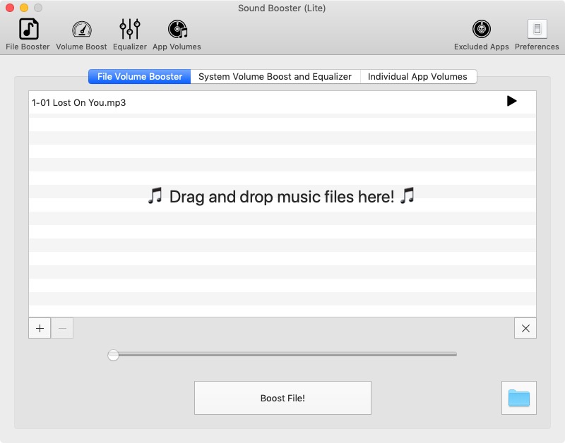 Sound Booster 0.3 : File Volume Booster
