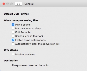 Configuring General Settings