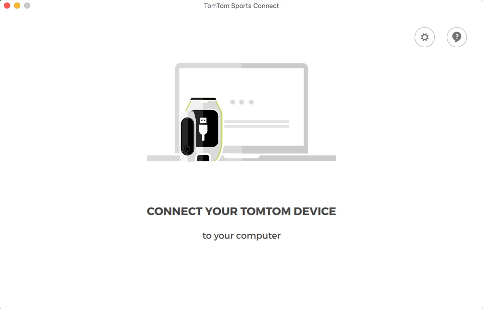 TomTom Sports Connect 3.2 : Main window